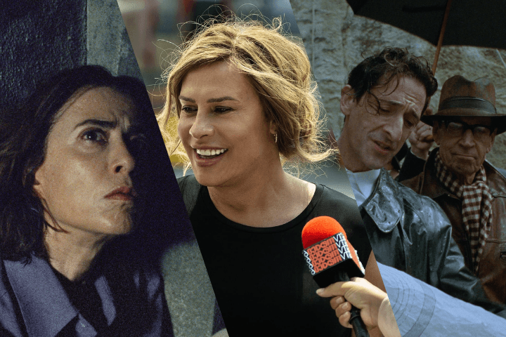 Cenas de "Ainda Estou Aqui", "Emilia Pérez", "O Brutalista".