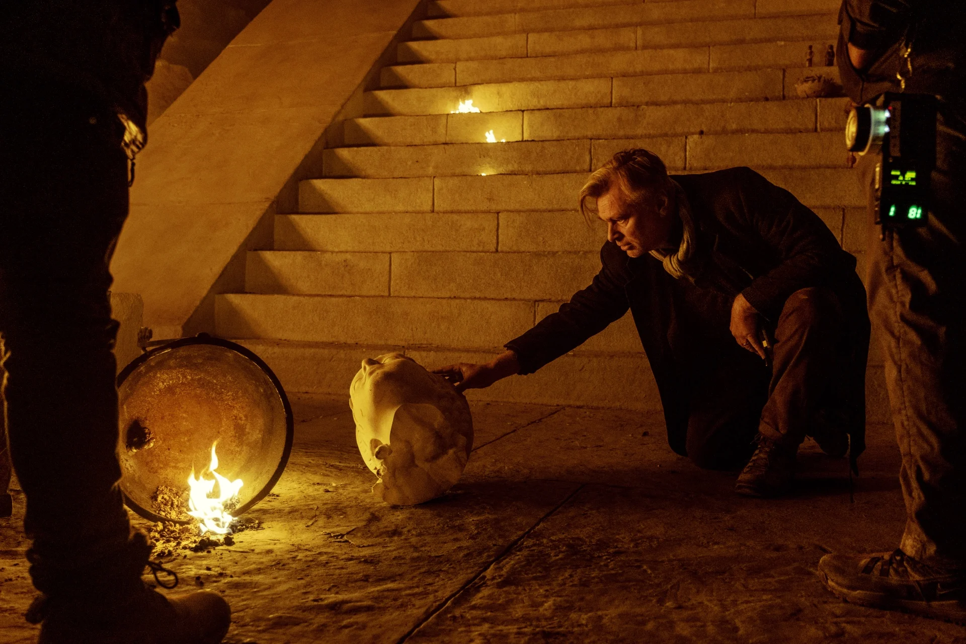 Nolan durante as filmagens de Odisseia